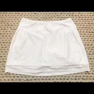 Spalding White Golf Skirt